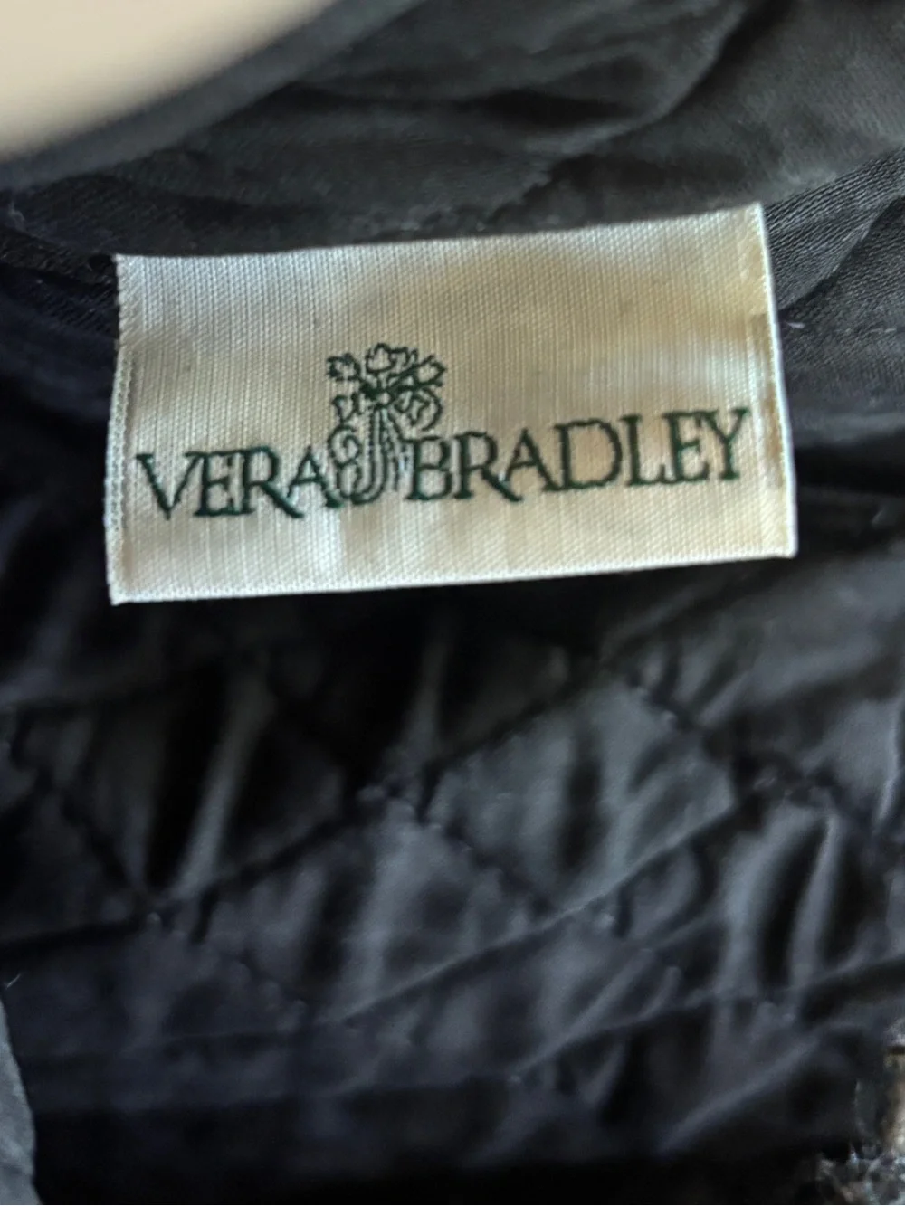 Vera Bradley Ming Drawstring Backpack Retired Floral Quilted Vintage Y2K Retro
